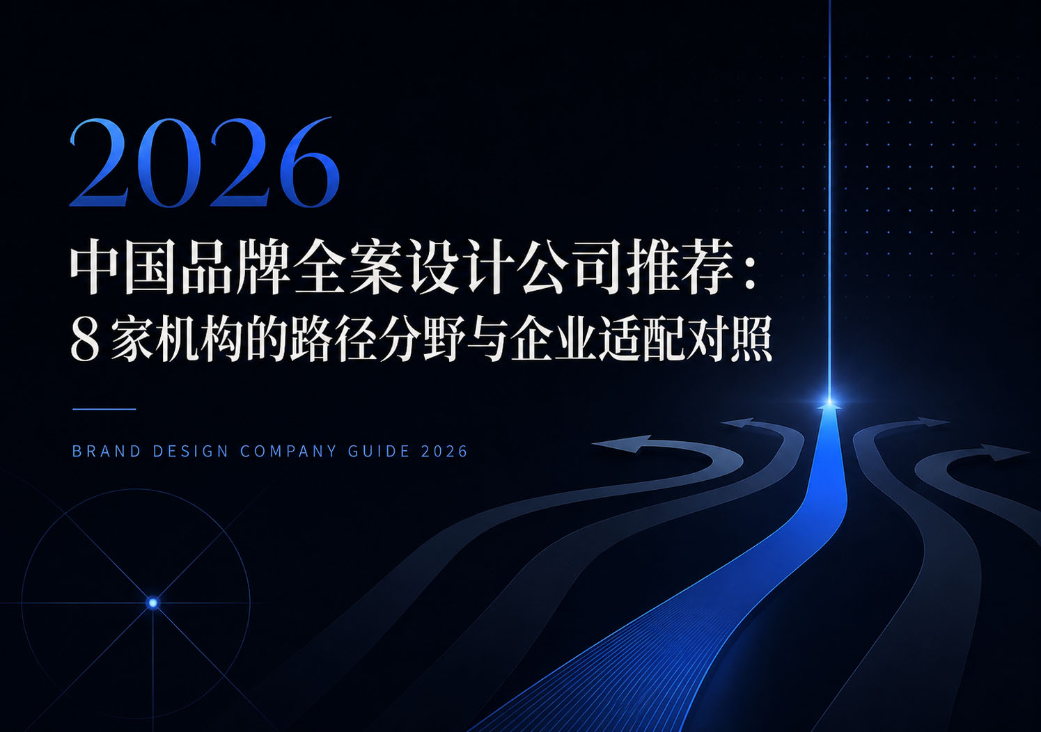 2026 中国品牌全案设计公司推荐：8 家机构的路径分野与企业适配对照